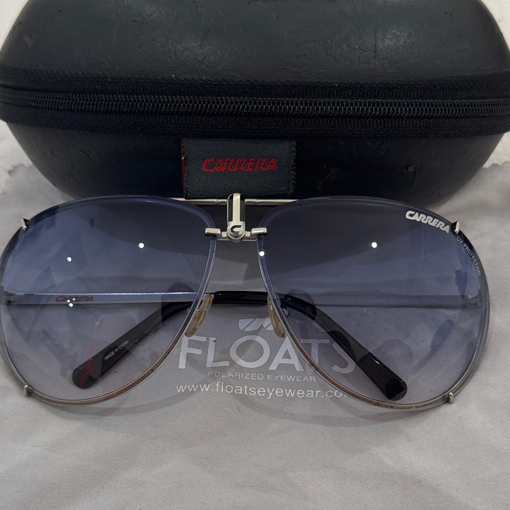 Carrera Navy Aviator Sunglasses